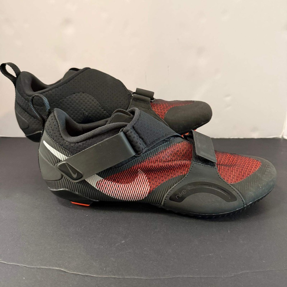 Nike SuperRep Cycle Mens Indoor Cycling Shoes Black Crimson Red 6445008 Size 12 - Picture 1 of 16